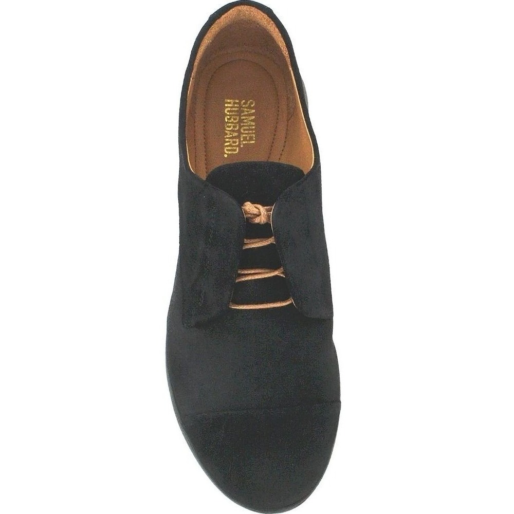 Womens Samuel Hubbard Freedom Now Black Suede Shoes Lace Up Oxford Sz 10